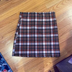 Plaid Mini Skirt